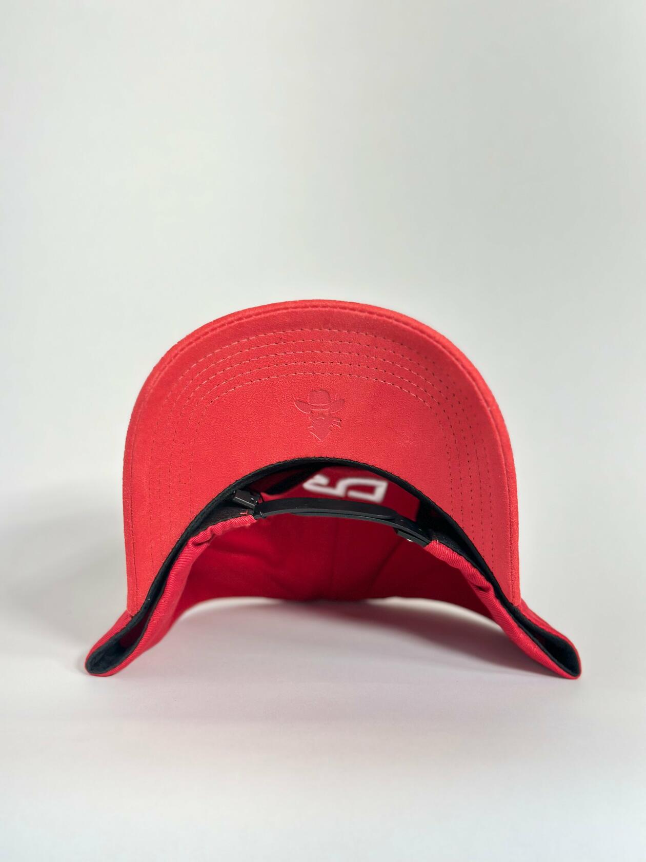 De Rancho Suede Ball Cap (RED) Dr236 Hat