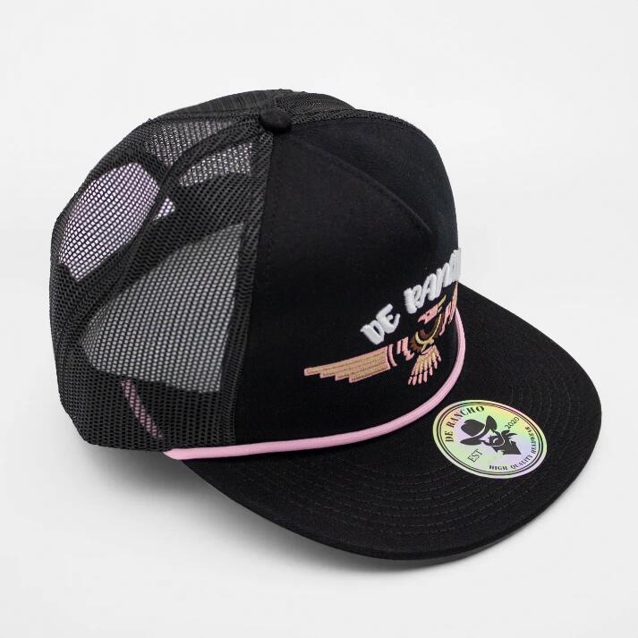 De Rancho All Mighty Eagle (BLACK) Dr033 Hat