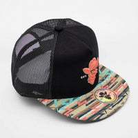 De Rancho Cowboy Pink/khaki Outline Tribal Visor Dr001 Hat