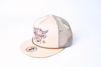 De Rancho Highland Cow #2 Hat (CREAM/BROWN) Dr187