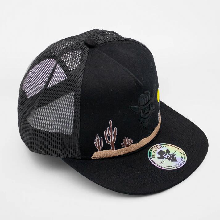 De Rancho Glow in the Dark Desert Cowboy (BLACK) Dr020 Hat