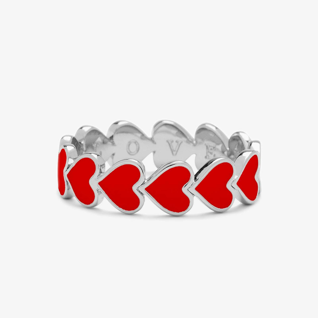 Pura Vida Love Hearts Band Ring