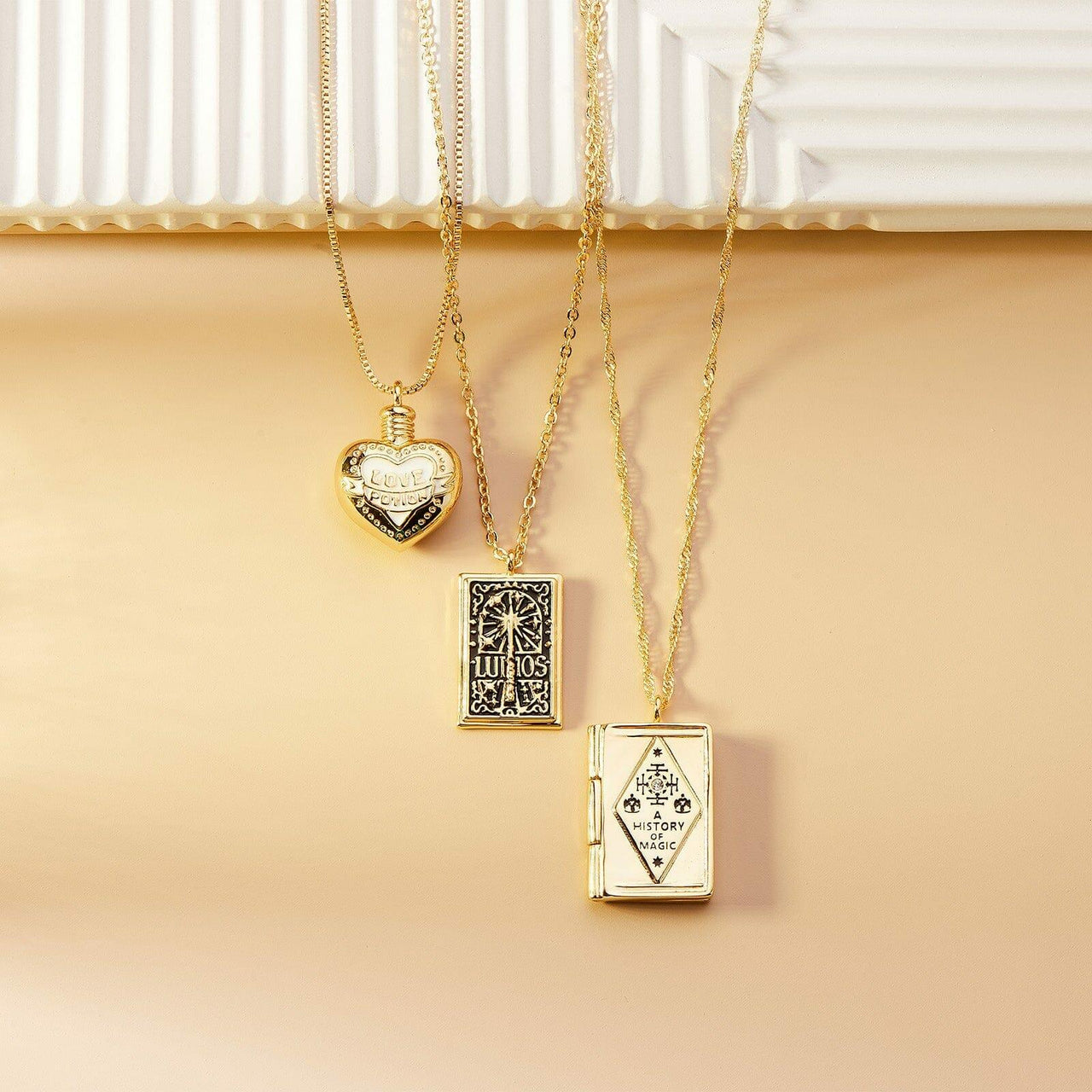 Pura Vida Book of Magic Pendant Necklace