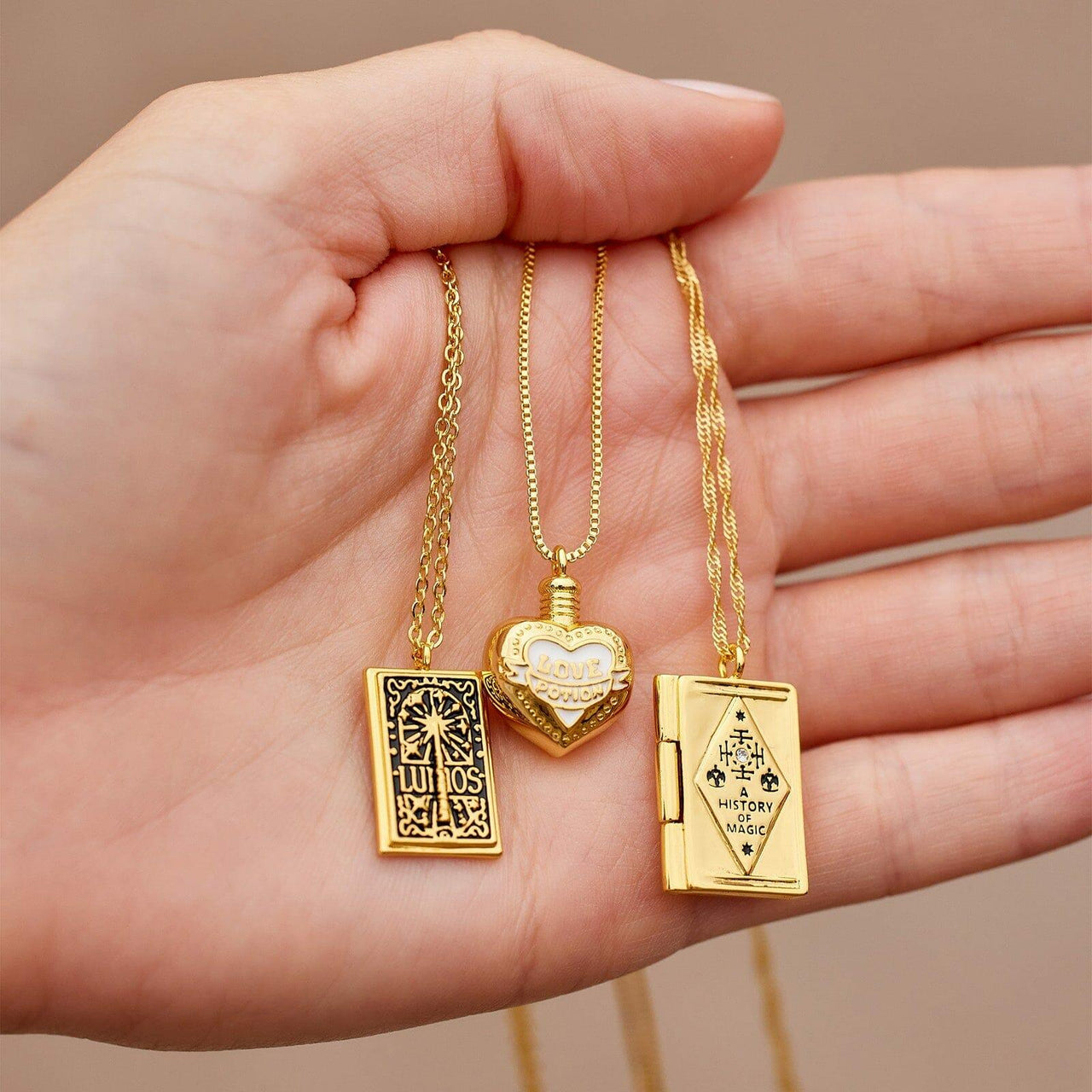 Pura Vida Book of Magic Pendant Necklace