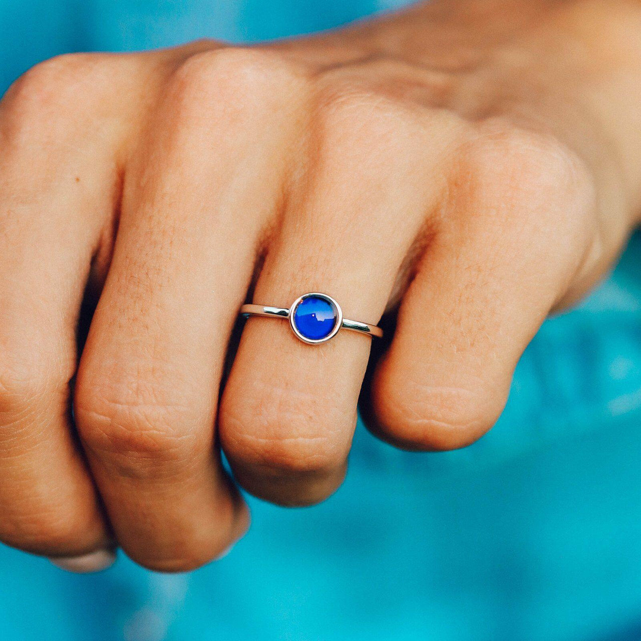Pura Vida Silver Mood Ring