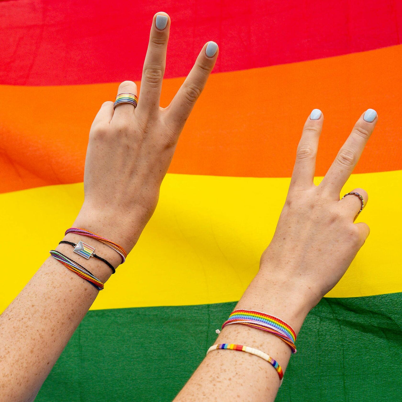 Pura Vida Progress Pride Bracelet