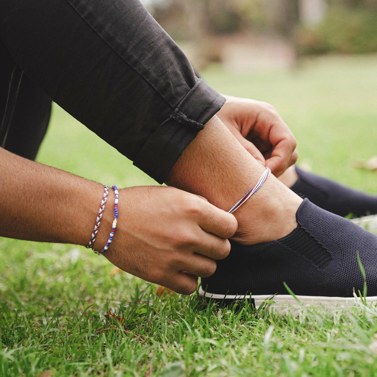 Pura Vida Homes For Our Troops Braided Bracelet