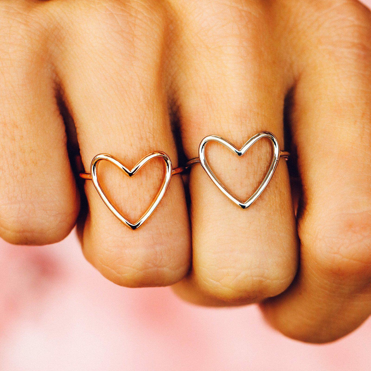 Pura Vida Statement Heart Ring