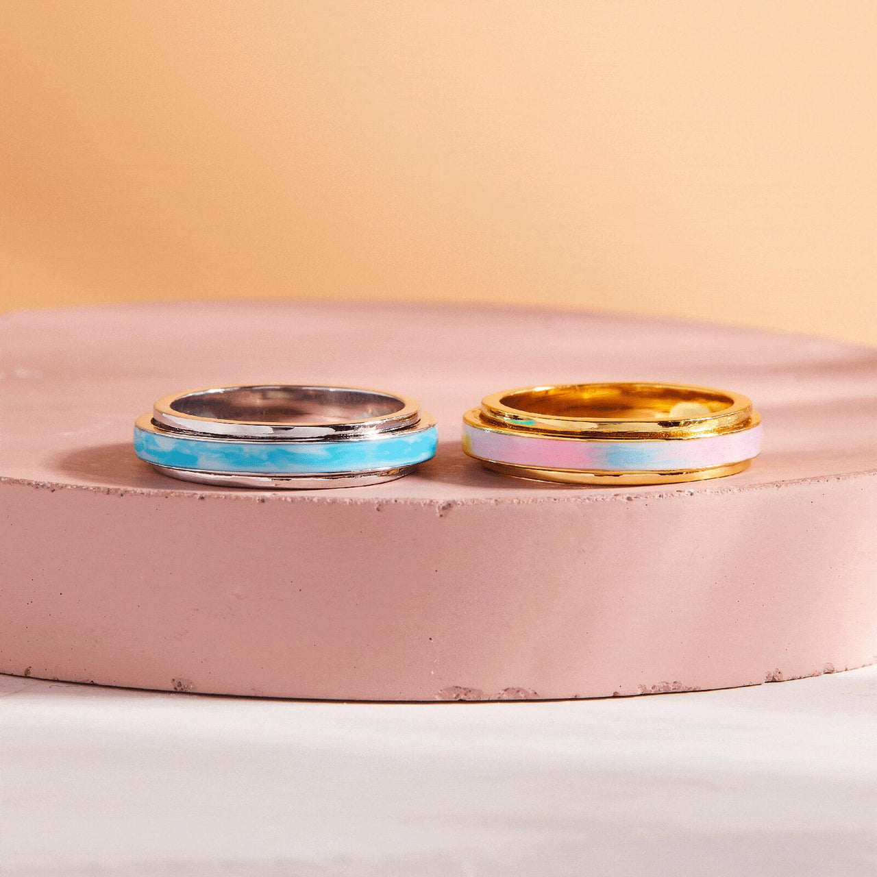 Pura Vida Tie-Dye Fidget Ring