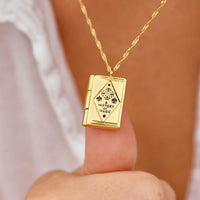 Pura Vida Book of Magic Pendant Necklace