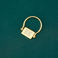 Pura Vida Hogwarts™ Letter Flip Ring