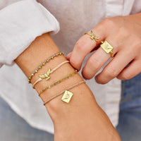 Pura Vida Hogwarts™ Letter Flip Ring