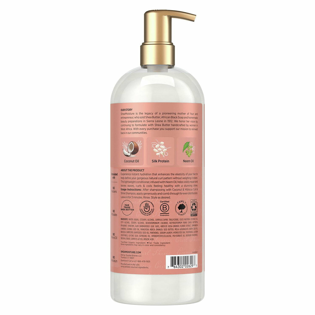 Shea Moisture Coconut Hibiscus Conditioner, 34 fl. oz.