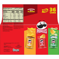 Pringles Grab N’ Go Variety Pack Chips, 36 pk.