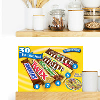 Mars Chocolate Candy Bars, Variety Pack, Full Size, 30 pk.
