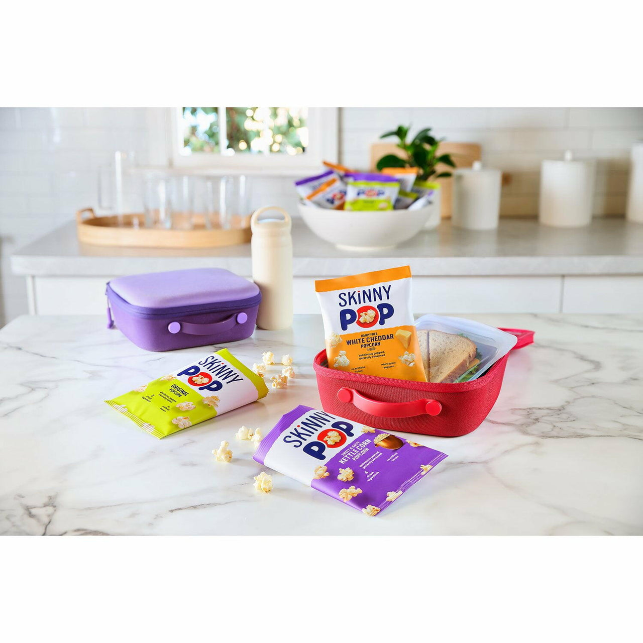 SkinnyPop Variety Snack Pack Popcorn, 0.5 oz., 36 pk.