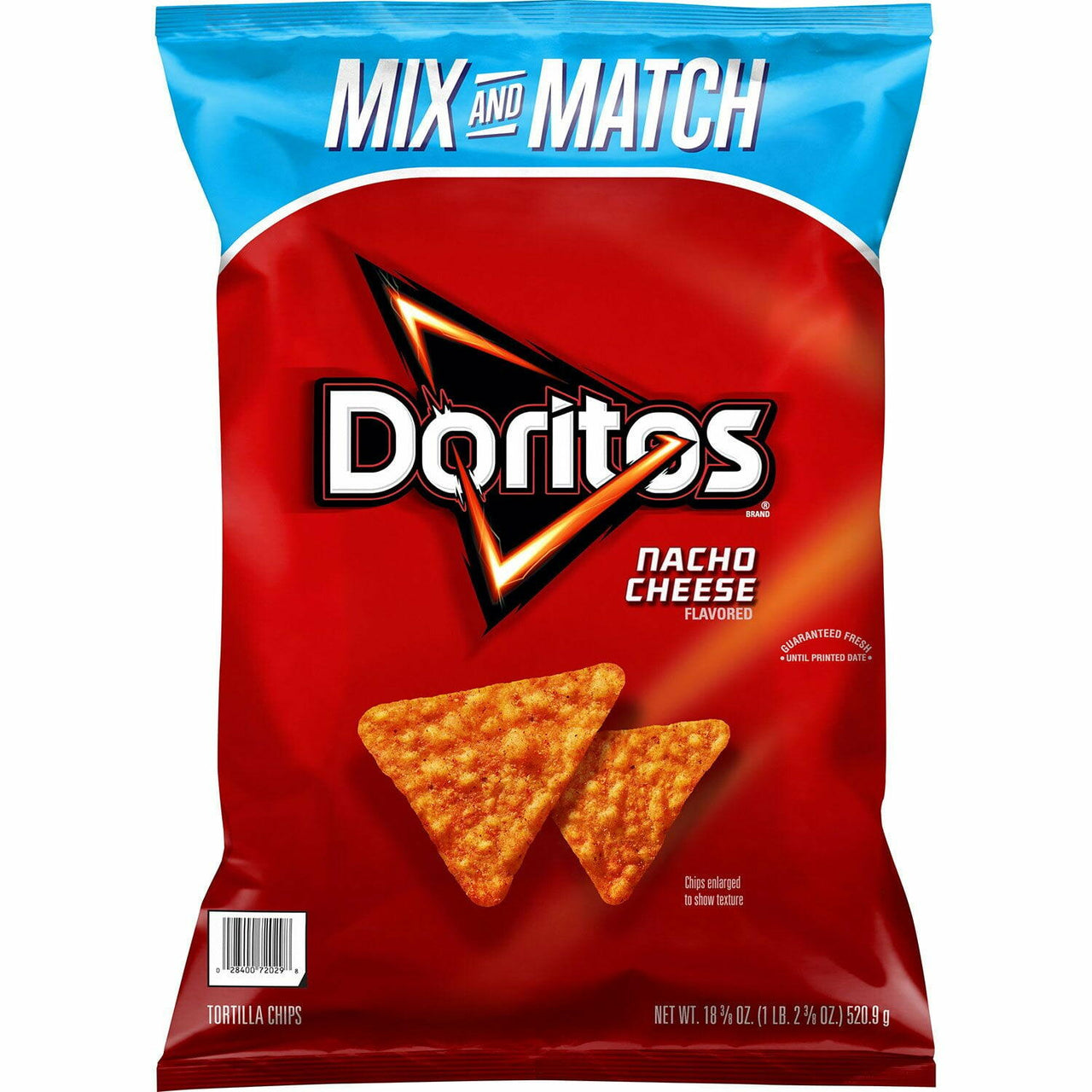 Doritos Nacho Cheese Flavored Tortilla Chips, 18.38 oz.