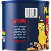 Planters Salted Dry Roasted Peanuts Canister, 52 oz.