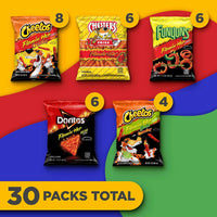 Frito-Lay Flamin' Hot Snacks, Variety Pack, 30 pk.