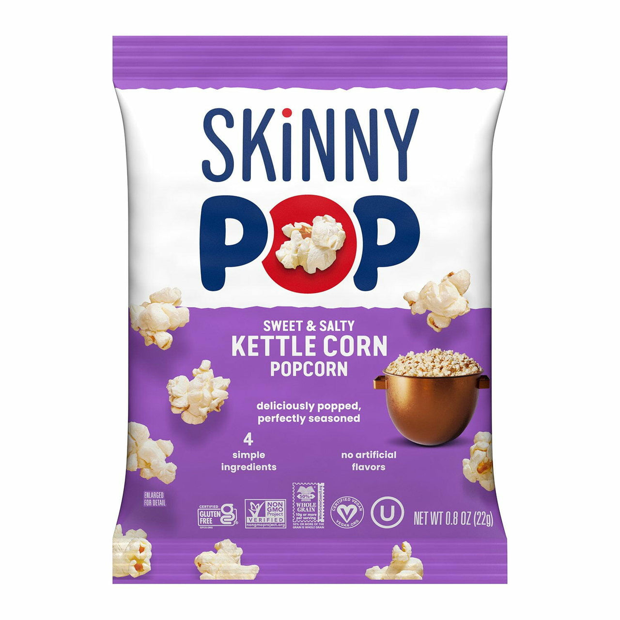 SkinnyPop Variety Snack Pack Popcorn, 0.5 oz., 36 pk.