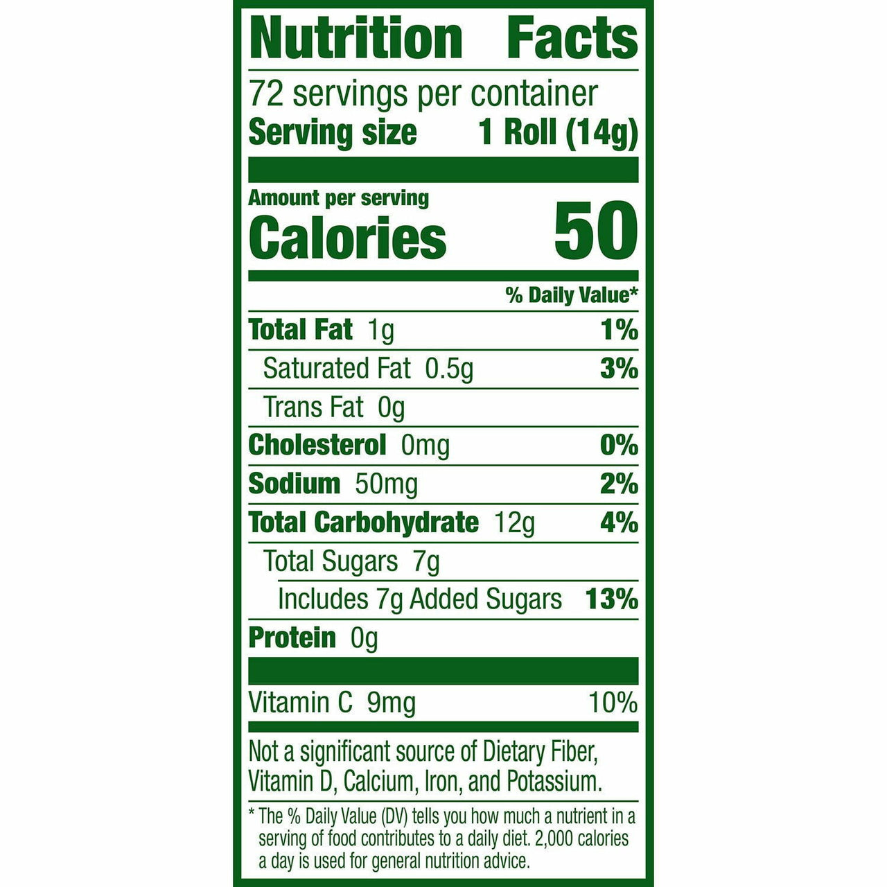 Fruit Roll-Ups Variety Pack, 0.5 oz., 72 pk.