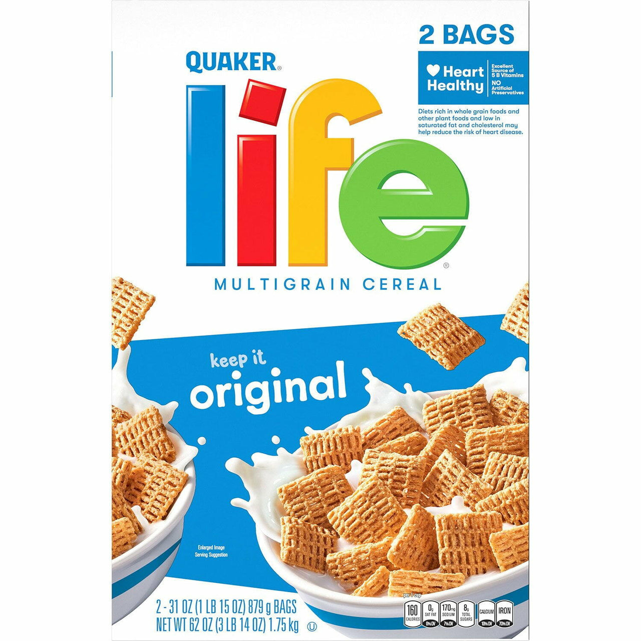 Life Multigrain Cereal, 62 oz.