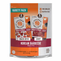 Golden Island Korean Barbecue Pork Jerky and Snack Bites, 1.50 oz., 12 pk.