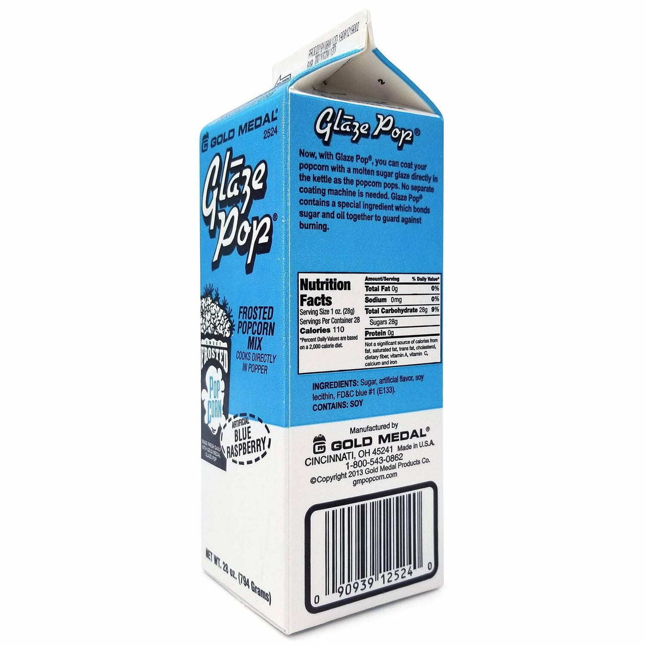 Gold Medal Blue Raspberry & Cherry Glaze Pop 2 pk.