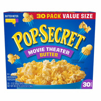 Pop Secret Movie Theater Butter Microwave Popcorn, 3 oz., 30 pk.
