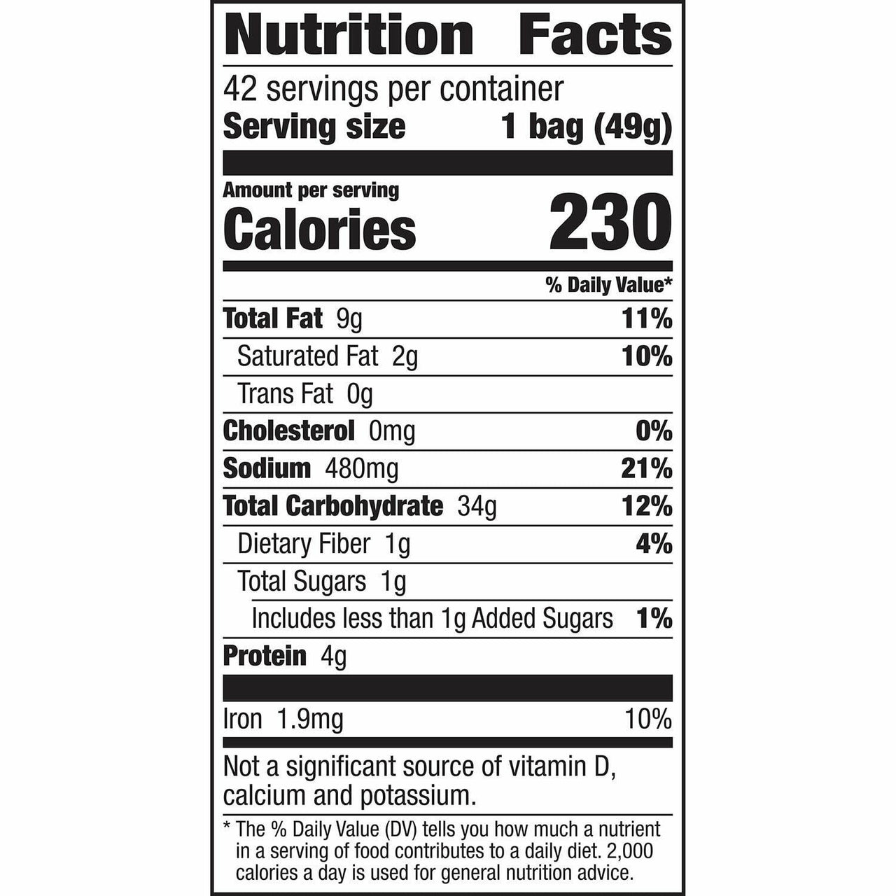 Gardetto's Original Recipe Snack Mix, 1.75 oz., 42 pk.