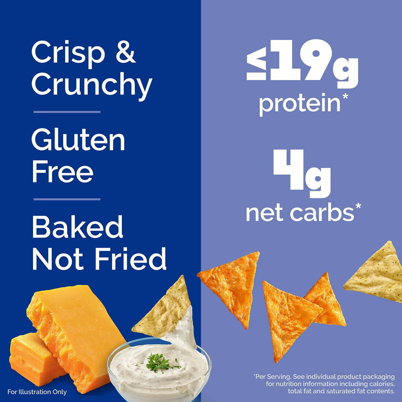 Quest Tortilla Style 18-19g Protein Chip Variety Pack, Nacho Cheese & Ranch, 14 ct.