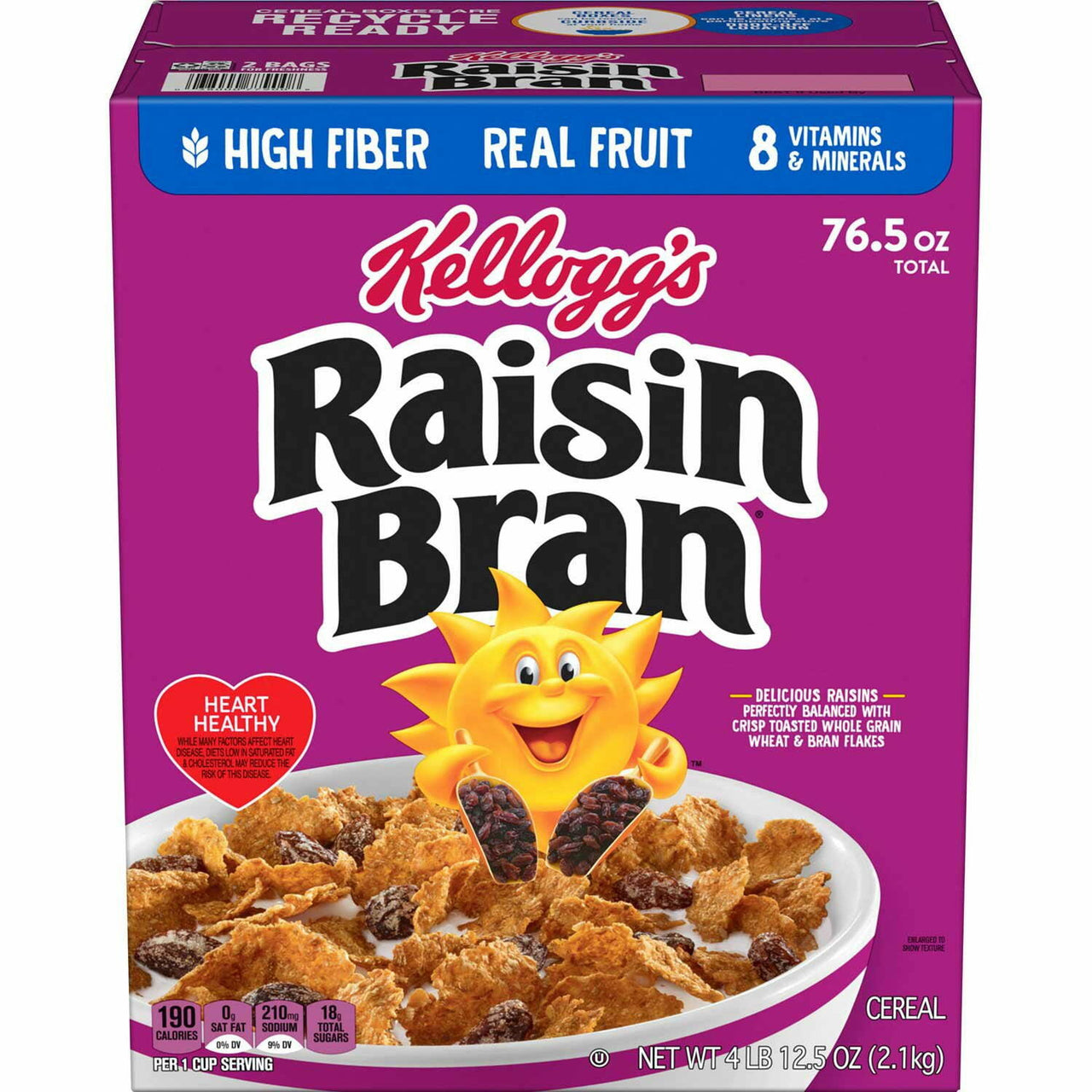 Raisin Bran Cereal, 76.5 oz.