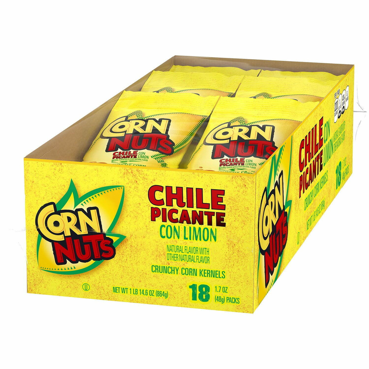 Corn Nuts Chile Picante con Limon Crunchy Corn Kernels, 1.7 oz., 18 pk.