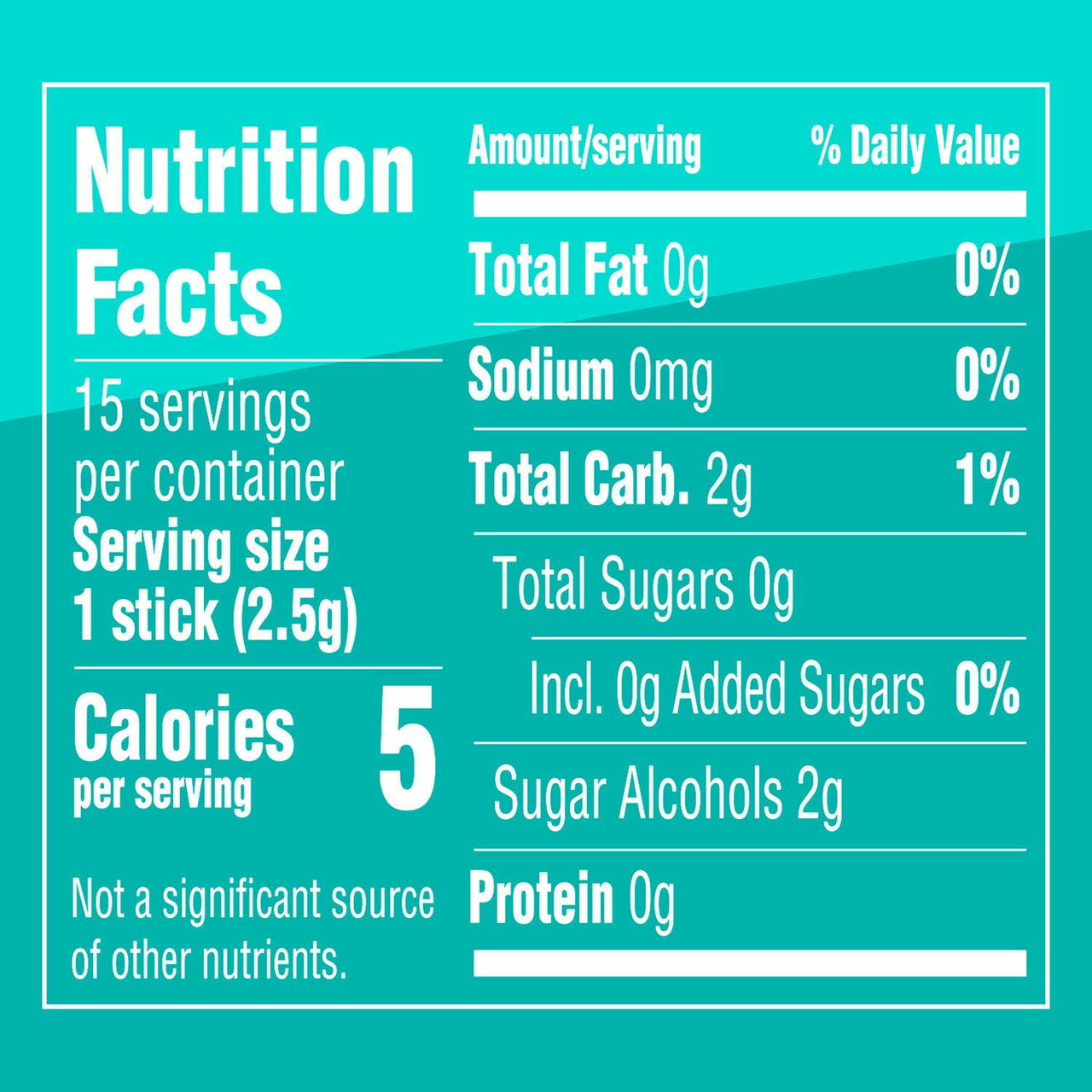 Extra Polar Ice Sugar Free Chewing Gum, 15 pcs., 10 pk.