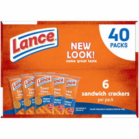 Lance ToastChee Peanut Butter Crackers, 1.52 oz., 40 pk.