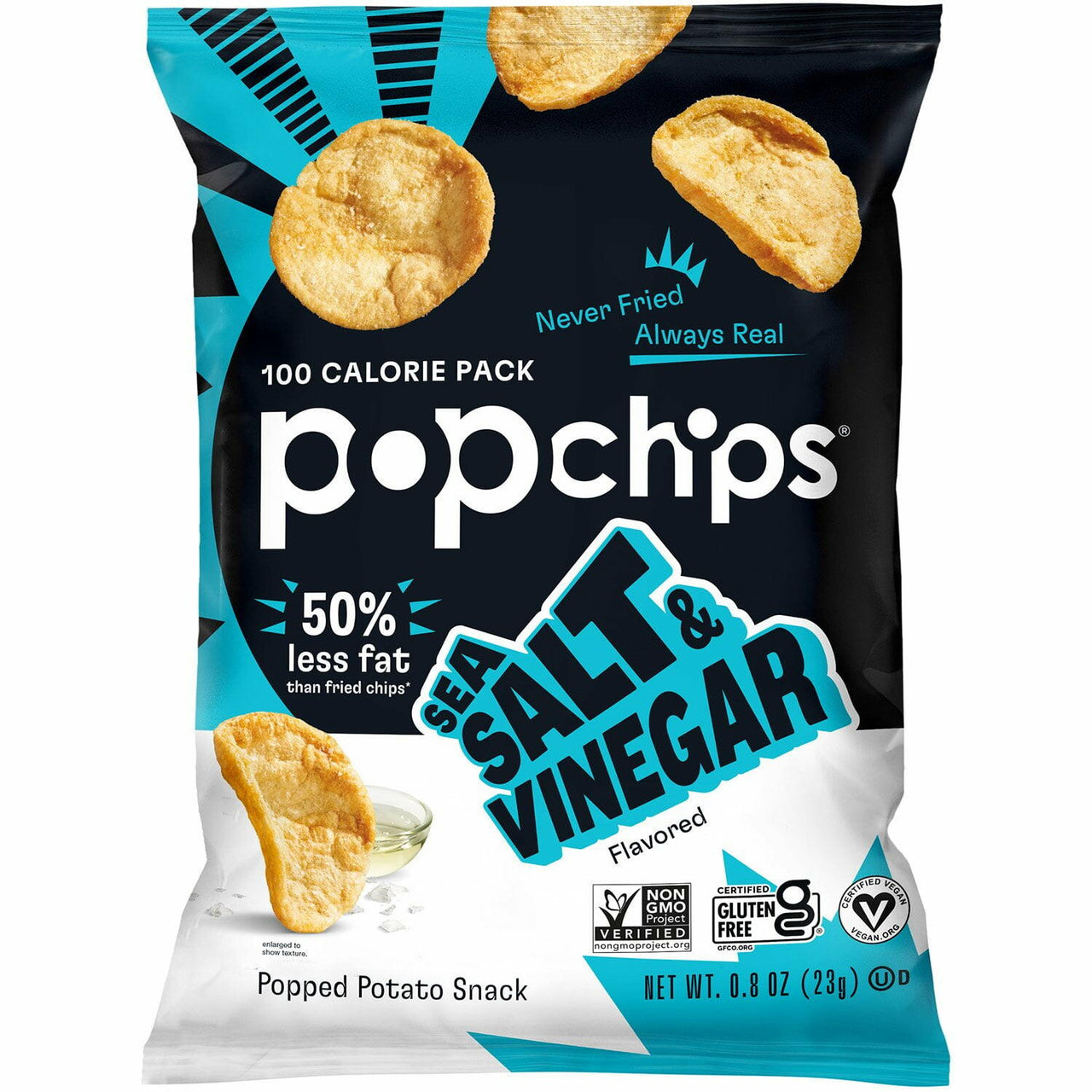Popchips Variety Pack Chips, 0.8 oz., 30 pk.