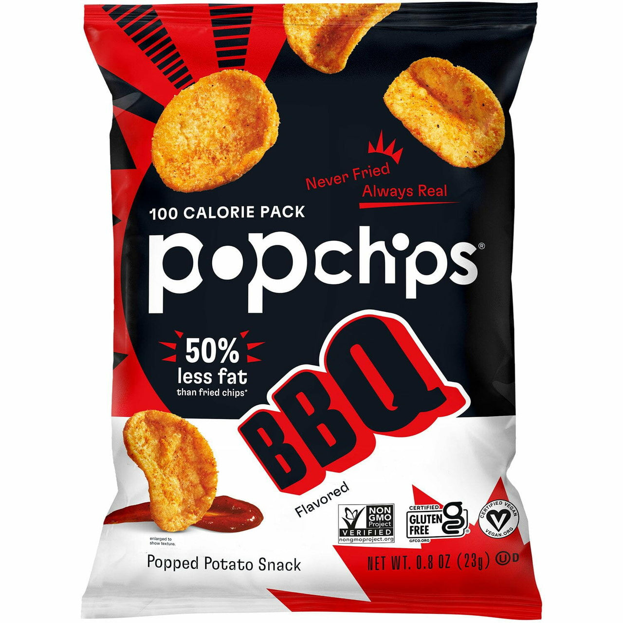 Popchips Variety Pack Chips, 0.8 oz., 30 pk.