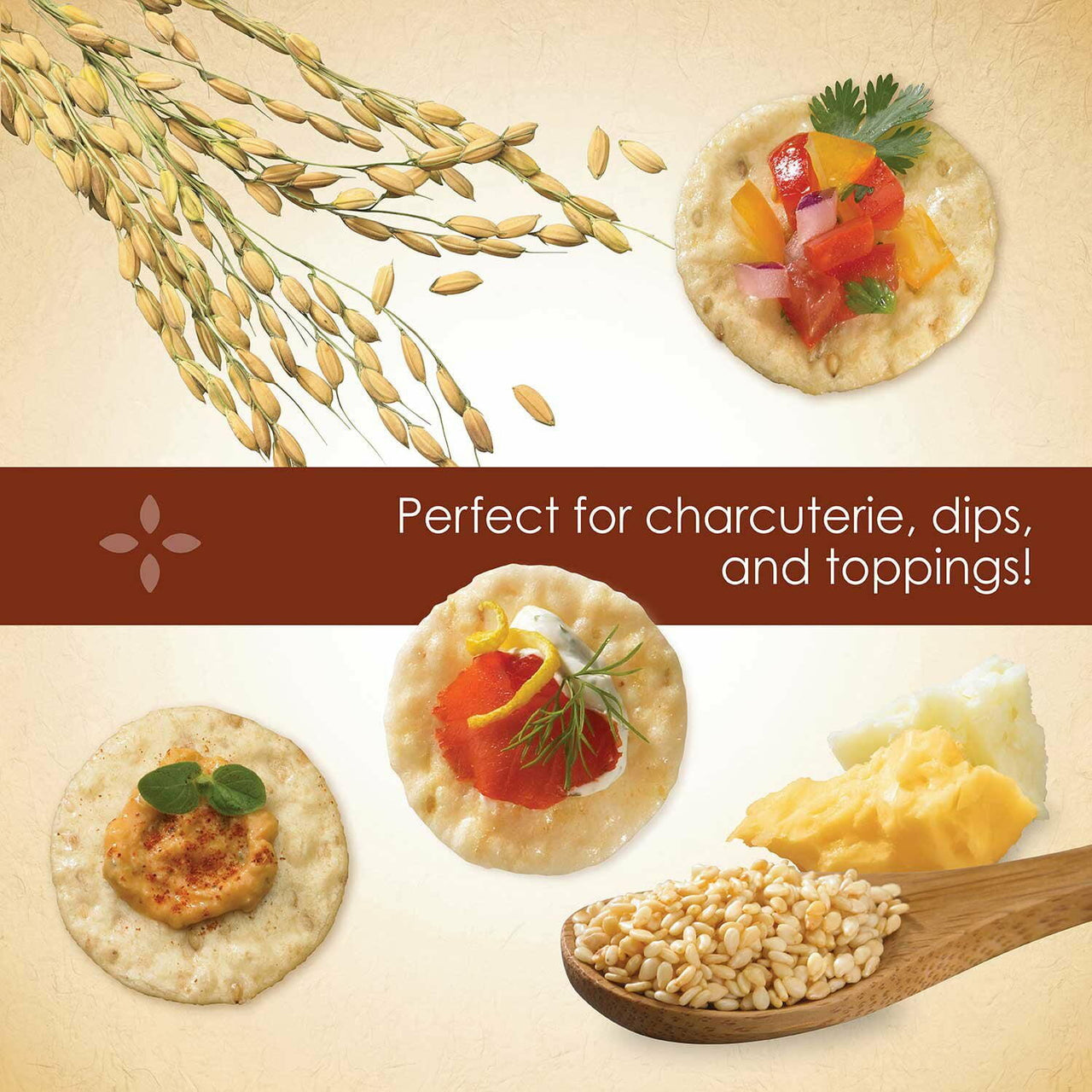 Crunchmaster Variety Pack Rice Crackers, 10.5 oz., 2 pk.