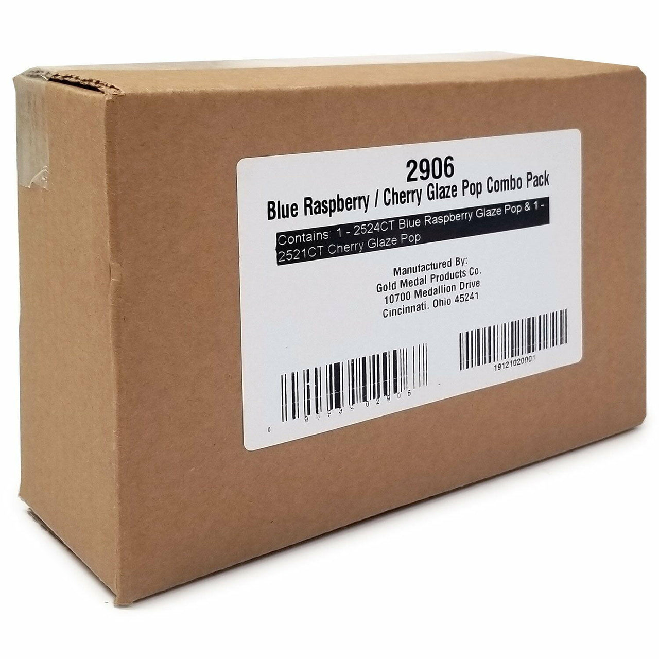 Gold Medal Blue Raspberry & Cherry Glaze Pop 2 pk.