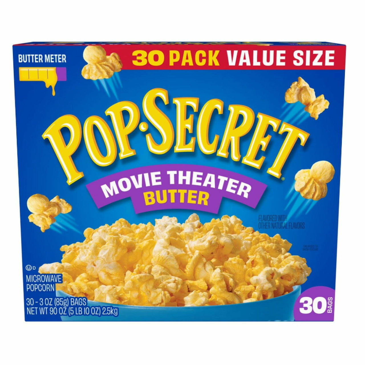Pop Secret Movie Theater Butter Microwave Popcorn, 3 oz., 30 pk.