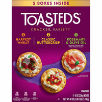 Kellogg's Toasted Variety Pack Crackers, 40 oz.