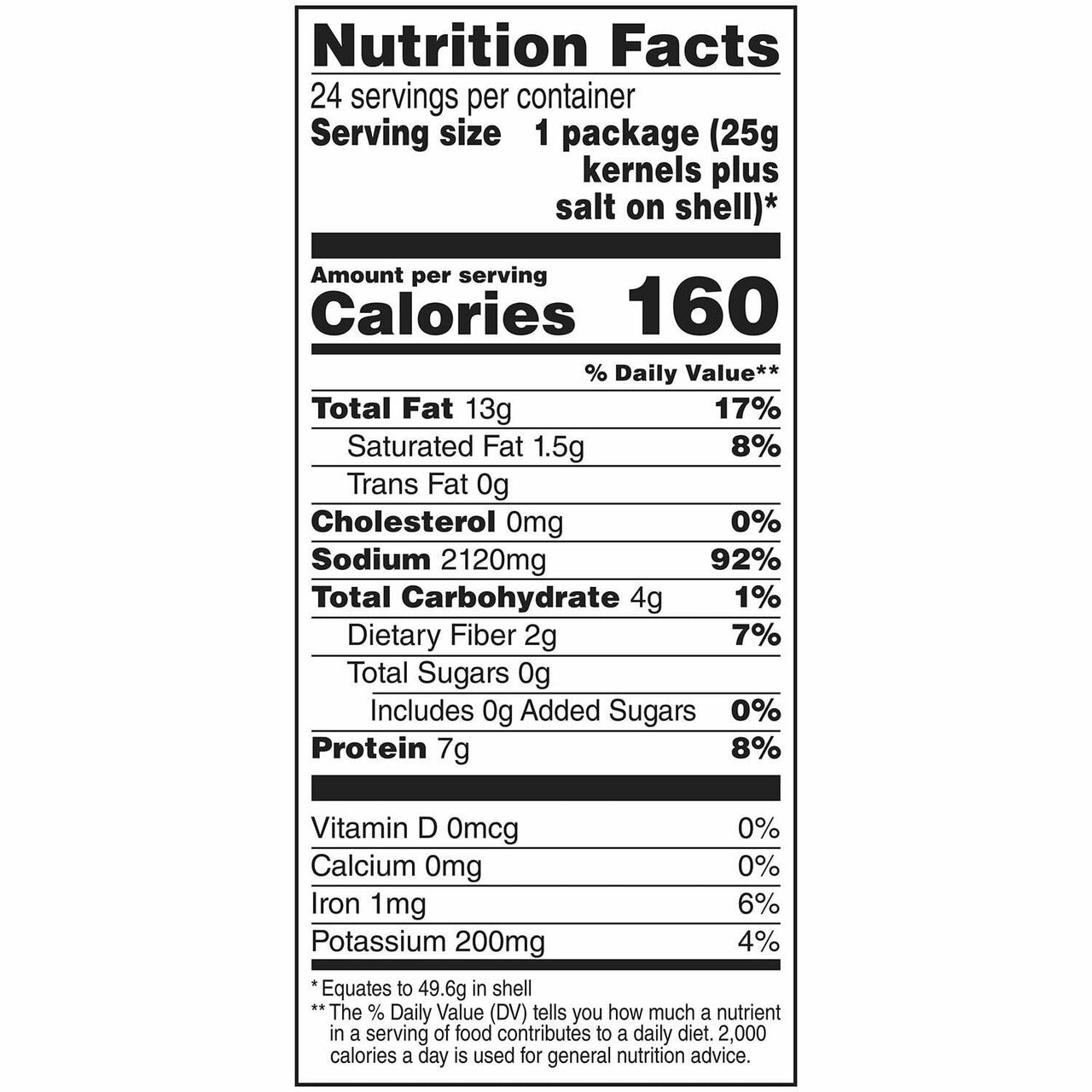 David Original Sunflower Seeds, 1.75 oz., 24 pk.