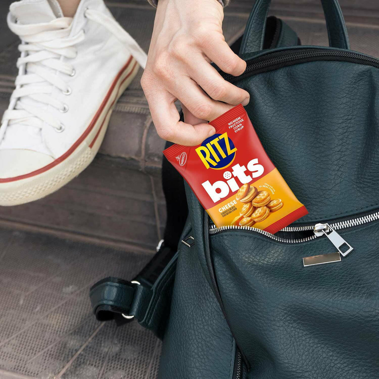 RITZ Bits Cheese Sandwich Crackers, 1.5 oz., 30 pk.