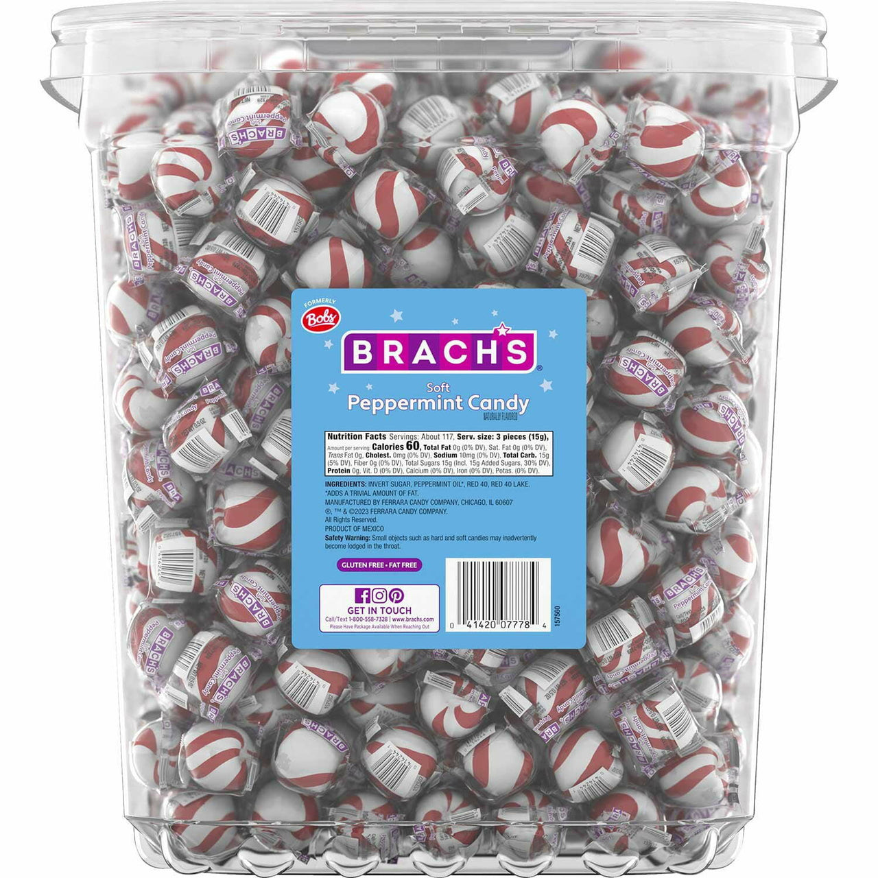 Brach's Soft Peppermint Candies, 350 pcs.