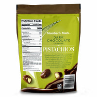 Members Mark Dark Chocolate Covered Roasted Pistachios, 22 oz.