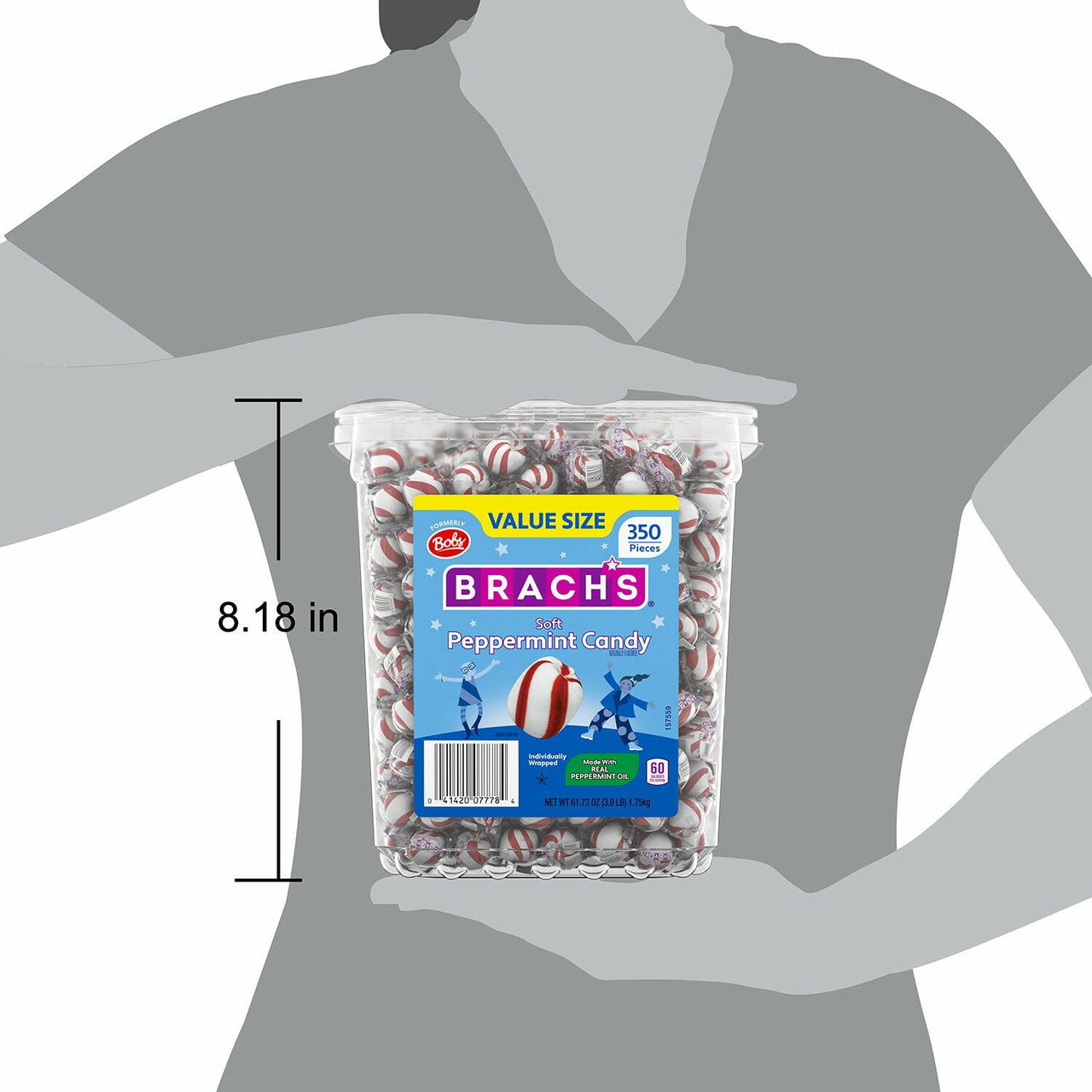 Brach's Soft Peppermint Candies, 350 pcs.