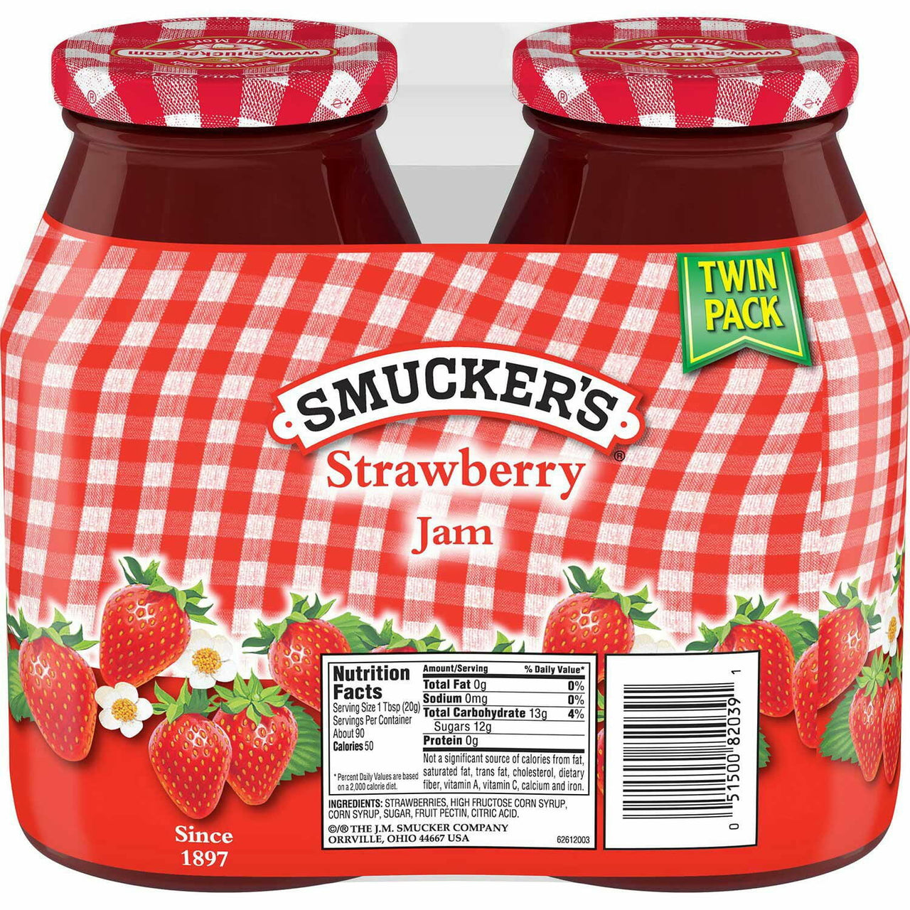 Smucker's Strawberry Jam, 64 oz., 2 pk.