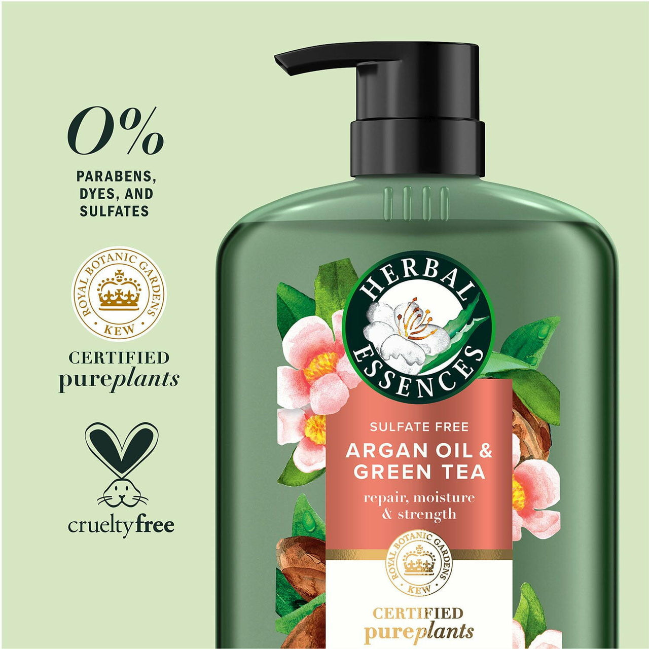 Herbal Essences Argan Oil & Green Tea Shampoo, 33.8 fl. oz.