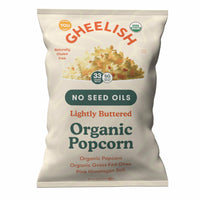 Gheelish Lightly Buttered Organic Popcorn, 8 oz.