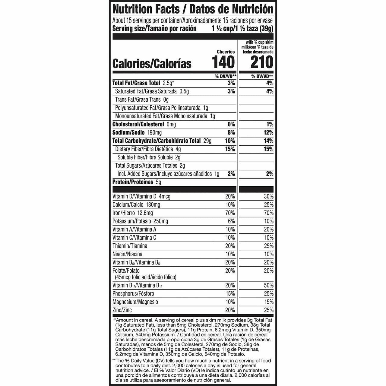 Cheerios Cereal, 40.7 oz.